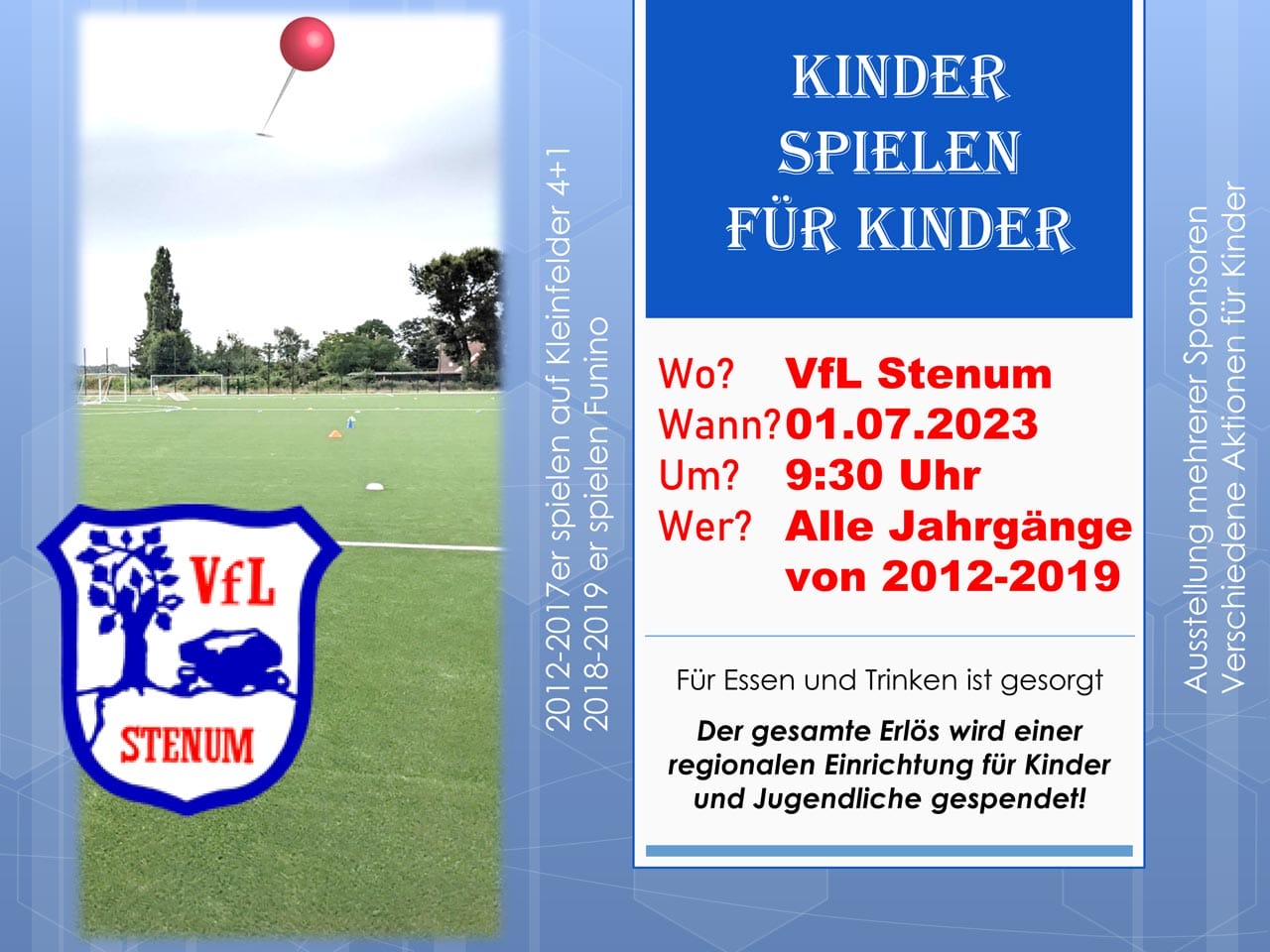 flyer kinder spielen fuer kinder